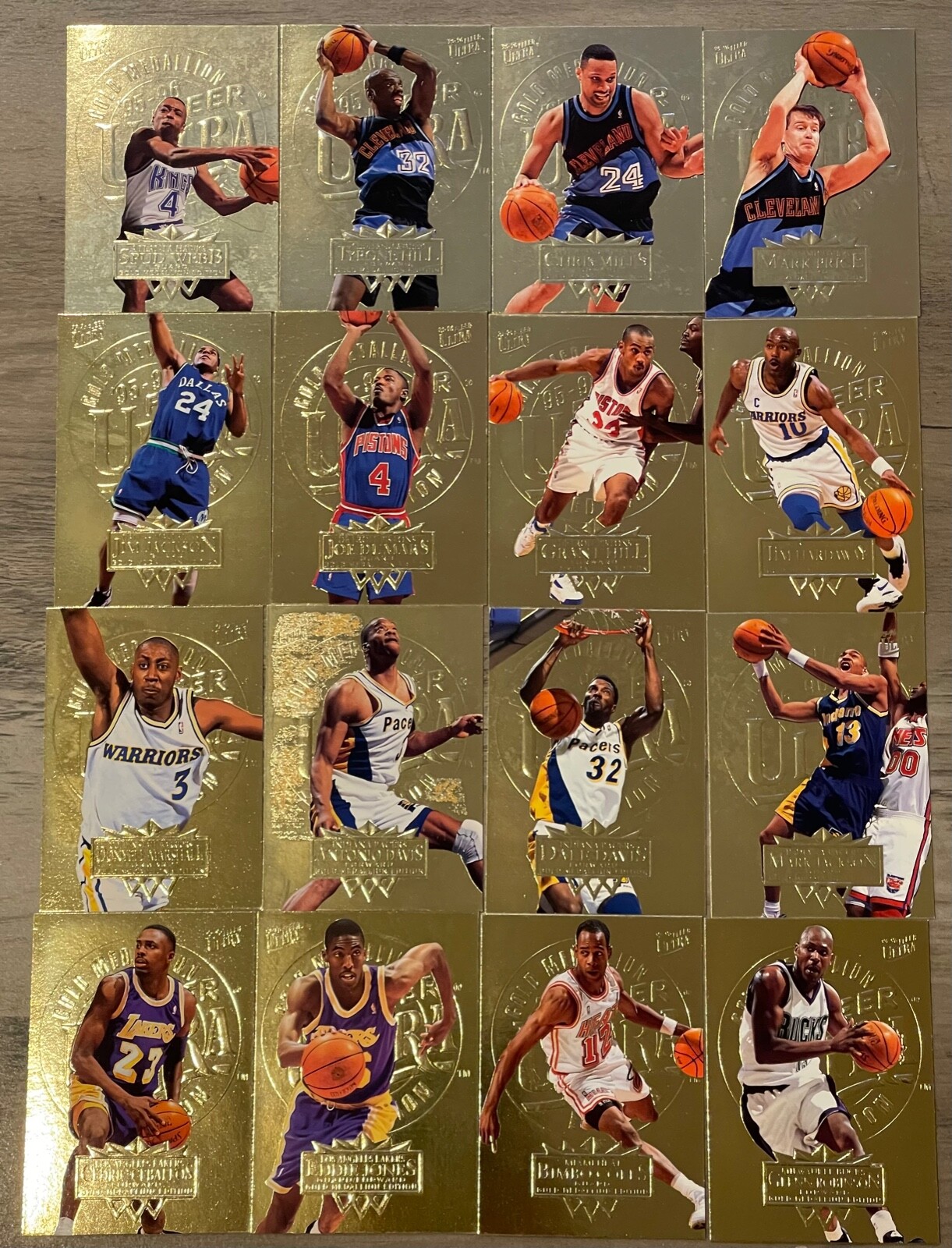 1995-96 Fleer Ultra Basketball Gold Medallion Edition Complete Your Set, U Pik 1