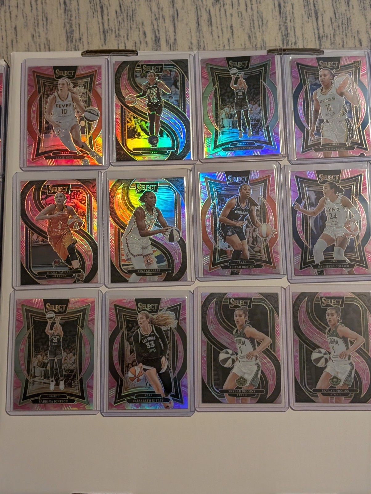 2025 Panini Select WNBA Singles PICK YOUR COLOR PRIZM NUMBERED PINK CAMO SP