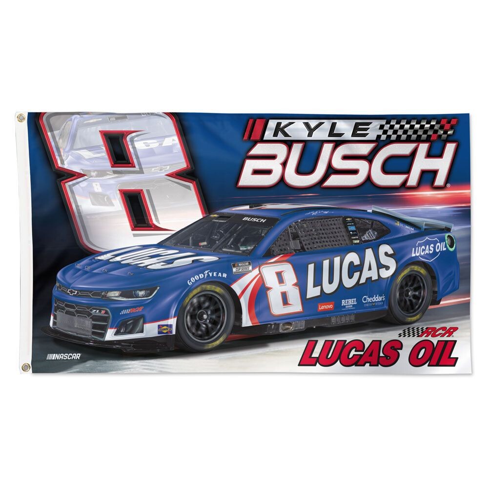 Kyle Busch #8 Nascar Car Racing 3×5 FT Flag Wall Decore Banner