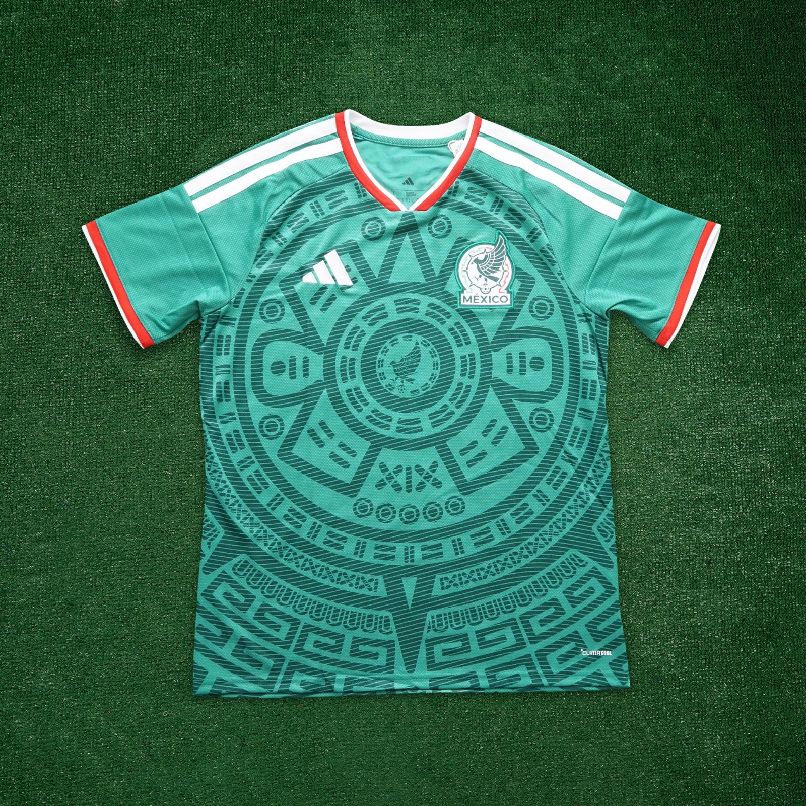Mexico 2026 World Cup National Team (Bold Green) Men’s Soccer Jersey JL8537