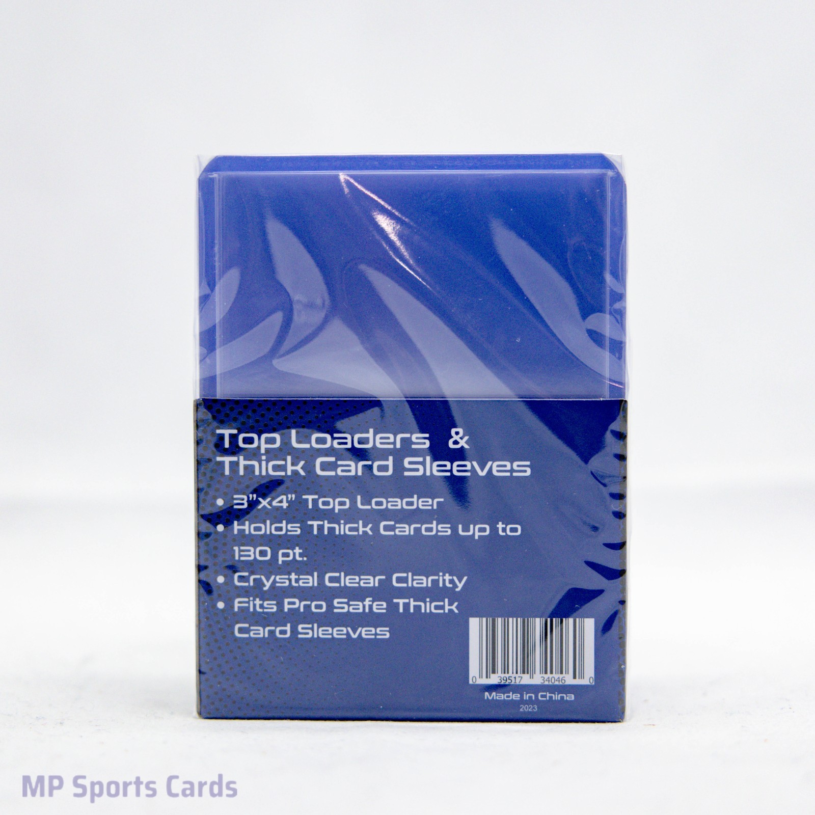 (1) Pro Safe 3″x4″ 130pt Thick Toploader 10ct w/ Card Sleeves Free Shipping!