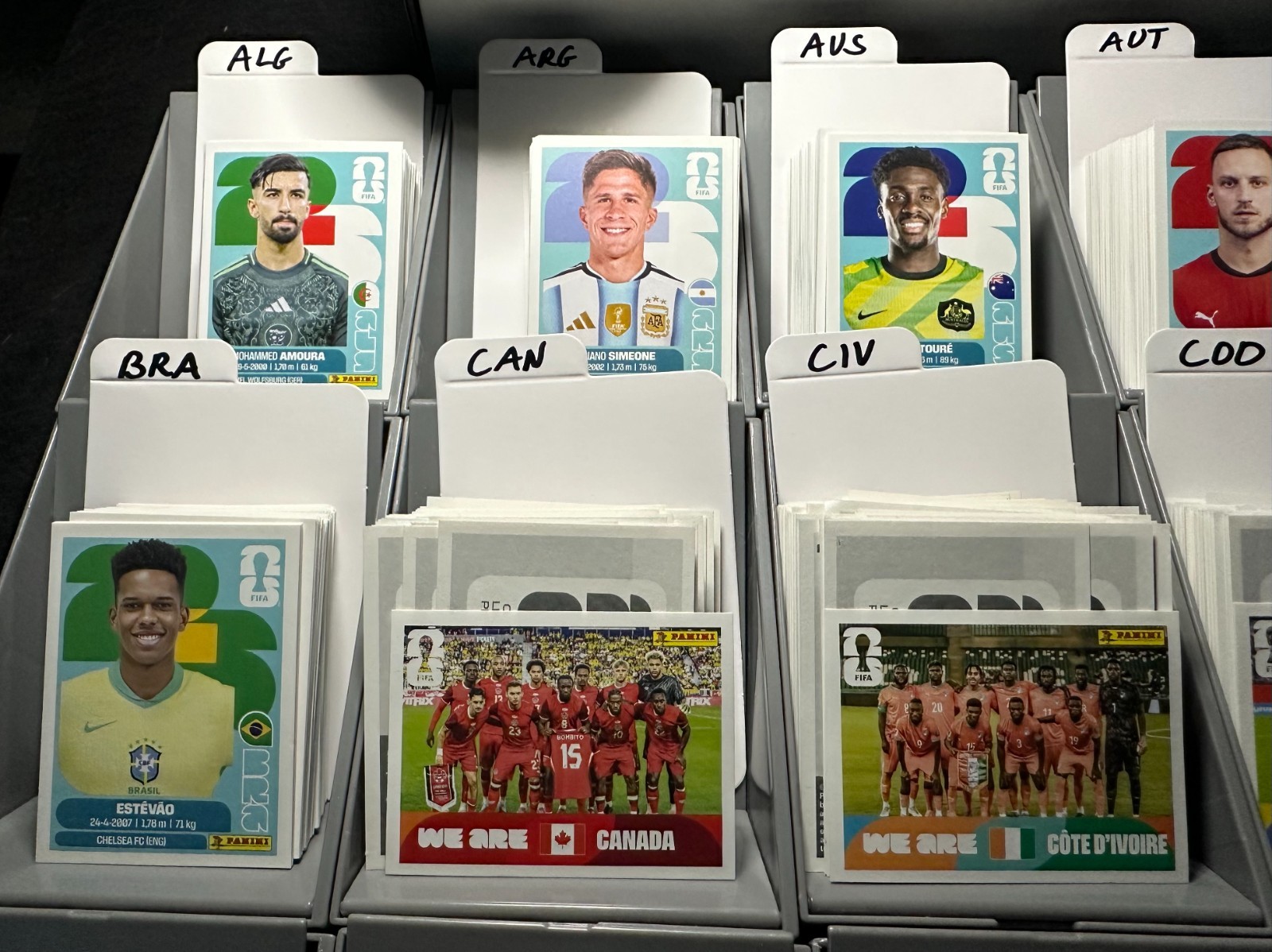 2026 PANINI FIFA WORLD CUP SOCCER STICKERS GROUP J-L-PICK LIST! FINISH YOUR SET!