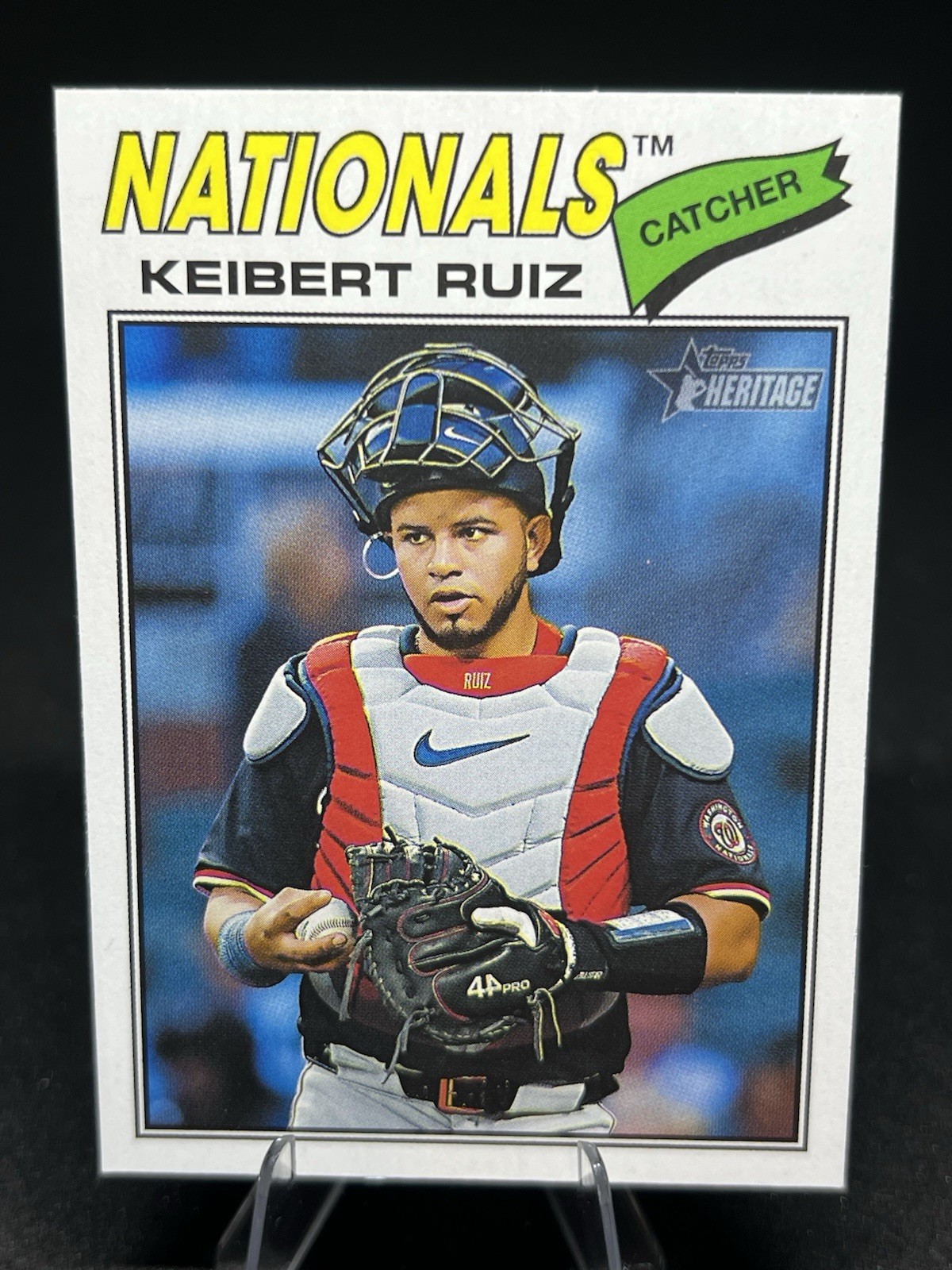 2026 Topps Heritage – Keibert Ruiz #201 SP Nationals Baseball Card New NM MLB