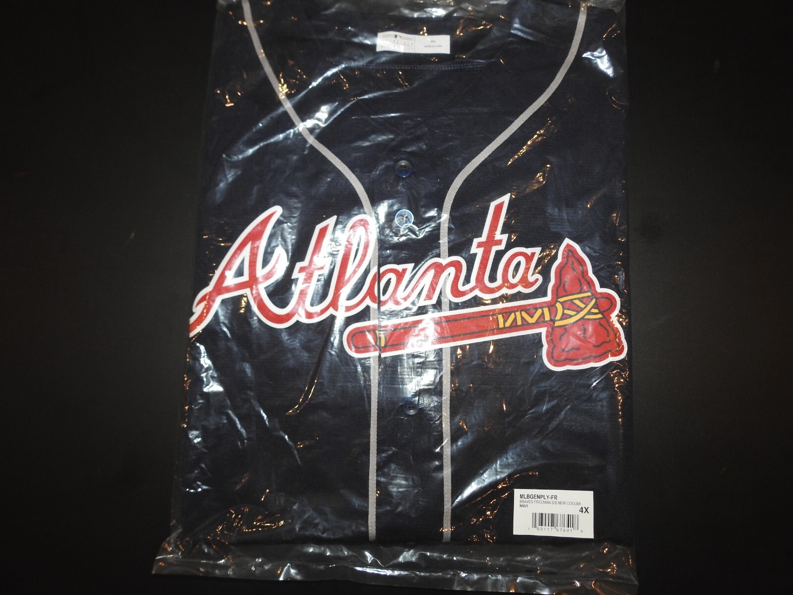 MLB Atlanta Braves #5 Alternate Baseball Jersey New Big & Tall Mens Sizes