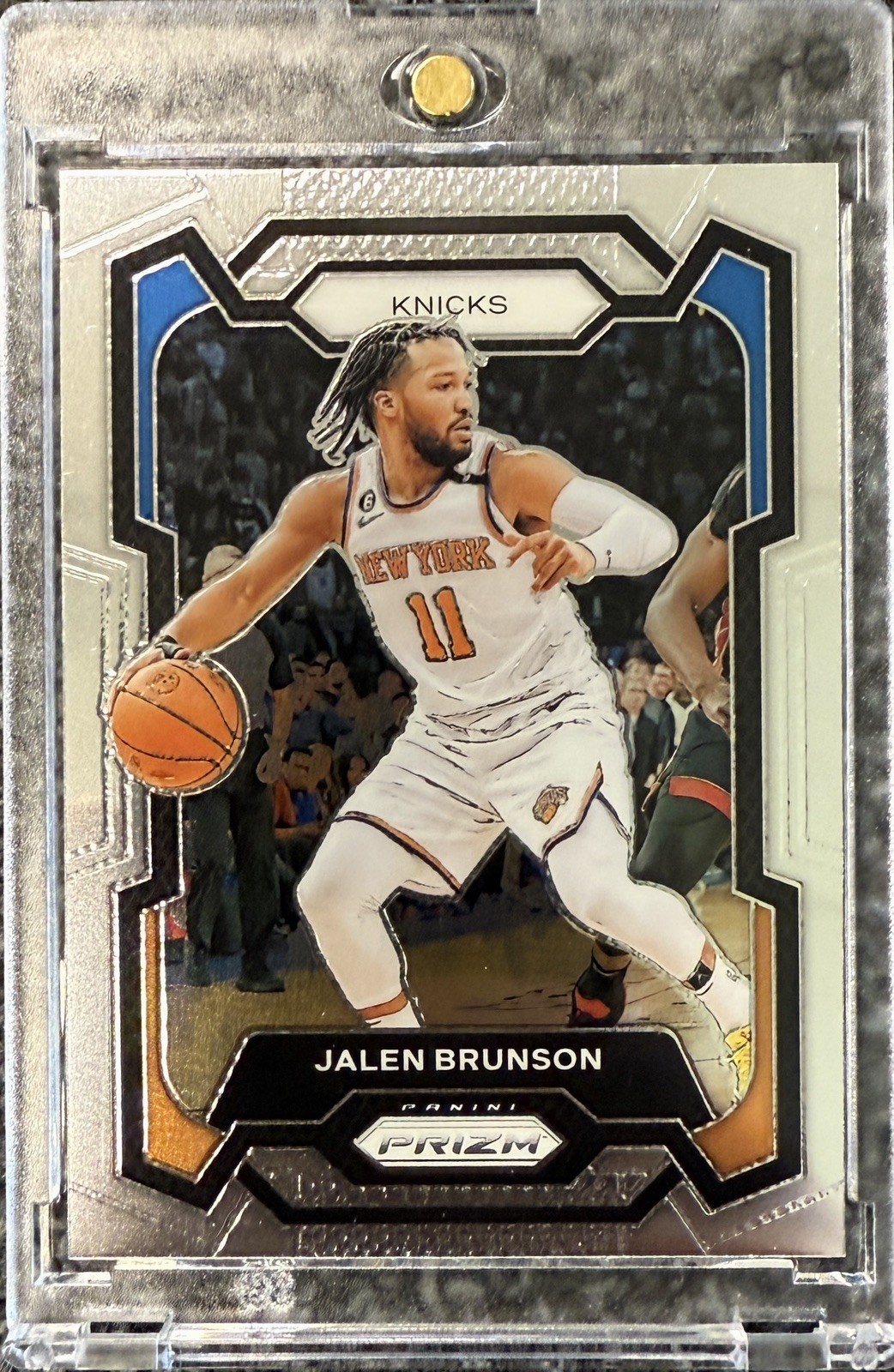 Jalen Brunson RARE SILVER PRIZM REFRACTOR INVESTMENT CARD TOPPS KNICKS MINT SSP