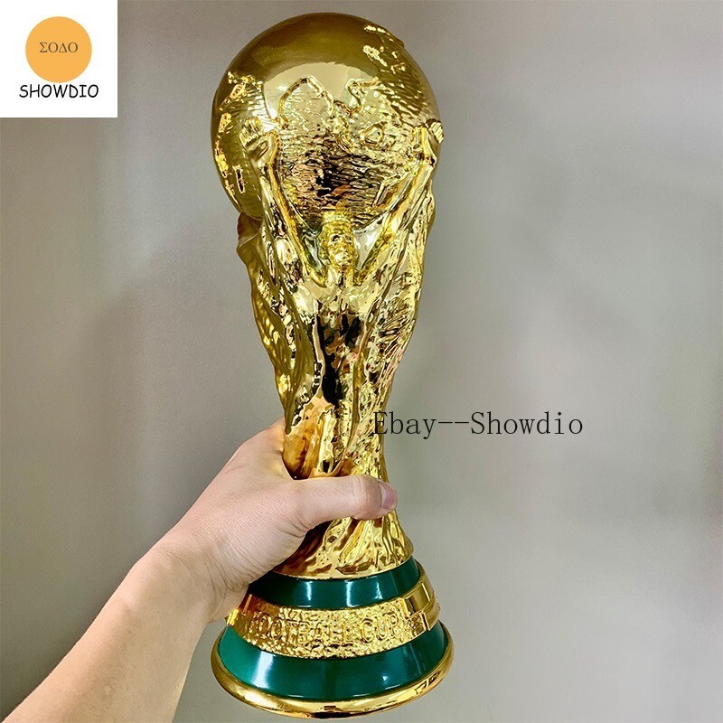 1:1 World Cup Replica Trophy Full Size 2022 Qatar –Height 36cm/14in Total 0.5kg
