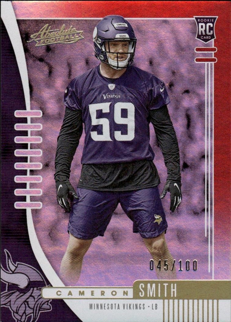 2019 Panini Absolute #172 Cameron Smith Spectrum Red #/100