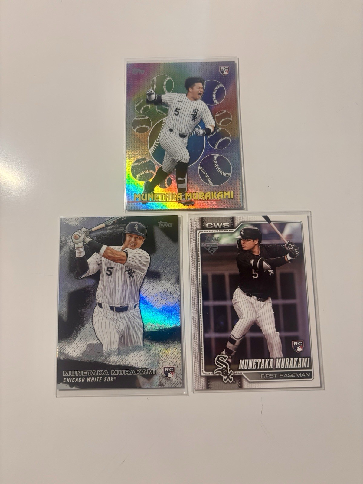Topps Series 2 Munetaka Murakami Chicago White Sox 3-Card Rookie Lot 2026