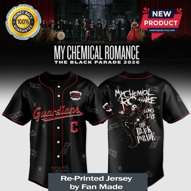 (Custom Name) – Romance Black Parade Guardians Baseball 2026 Jersey – S-5XL