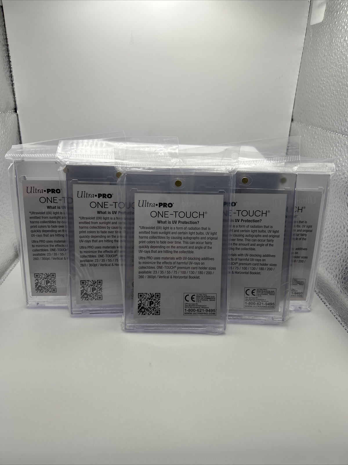 Ultra Pro VINTAGE One-Touch 35pt Point Magnetic Card Holder, lot of 5