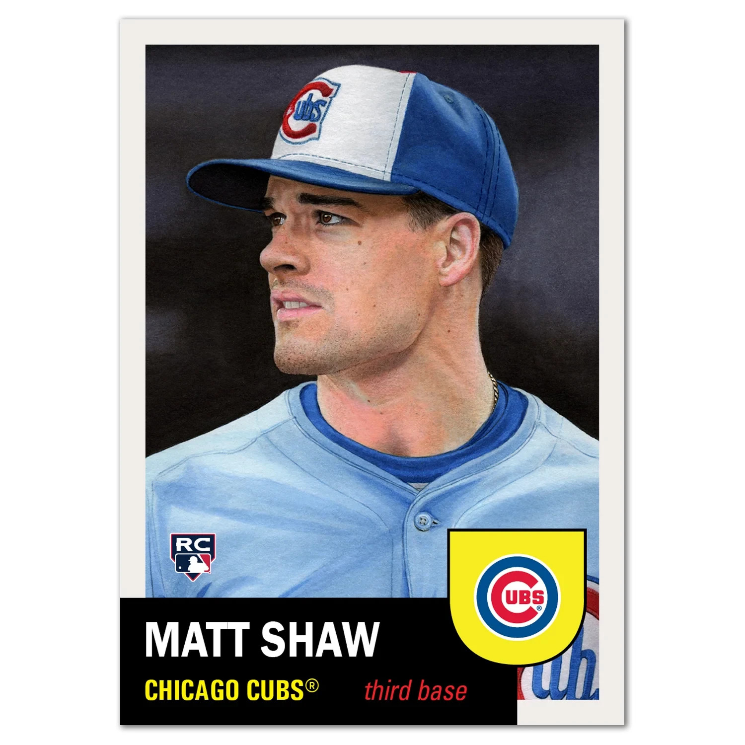 2025 Topps Living Set Card 847 Matt Shaw (RC) – Free Shipping Always!