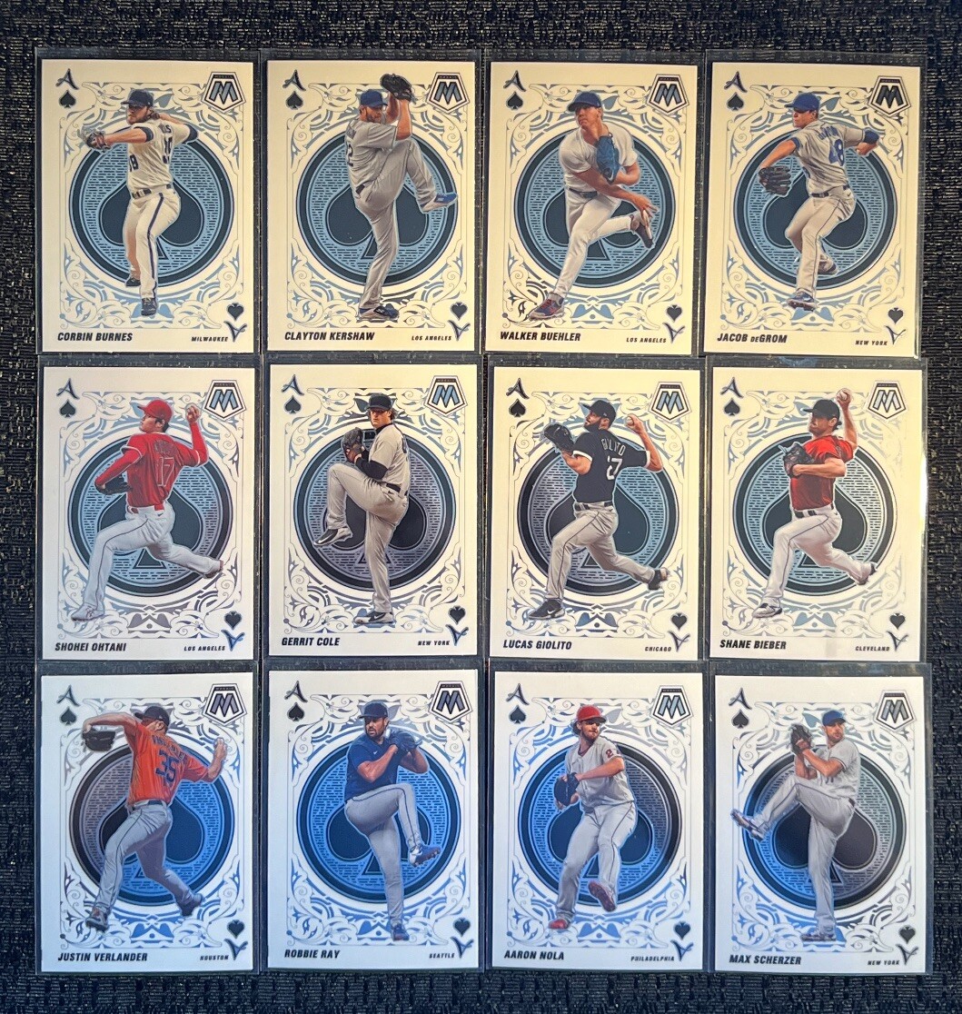 2022 Panini Mosaic Baseball Aces Insert Complete Your Set You Pick MLB Card PYC