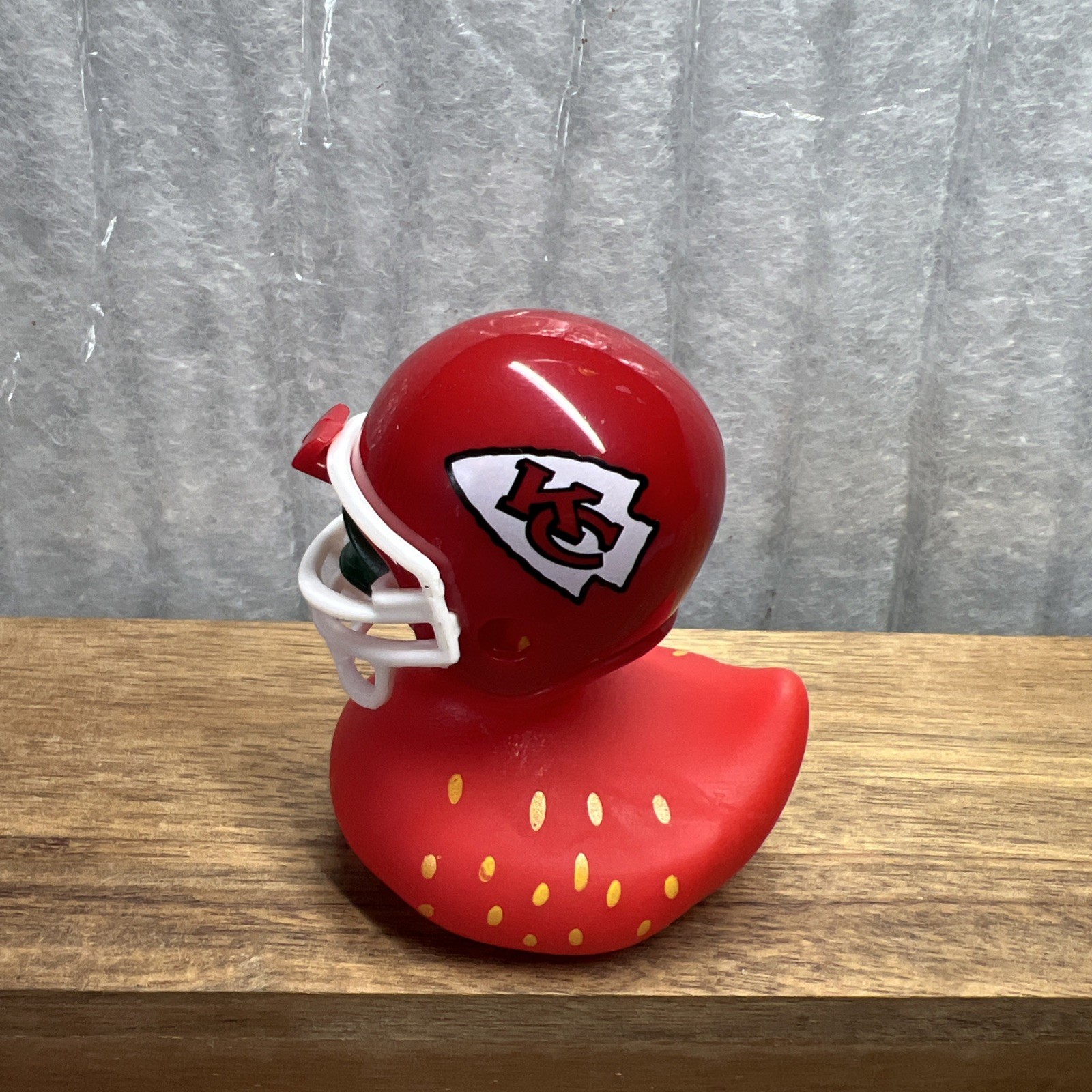 2025 Kansas City Chiefs Riddell Mini Helmet and Rubber Duck
