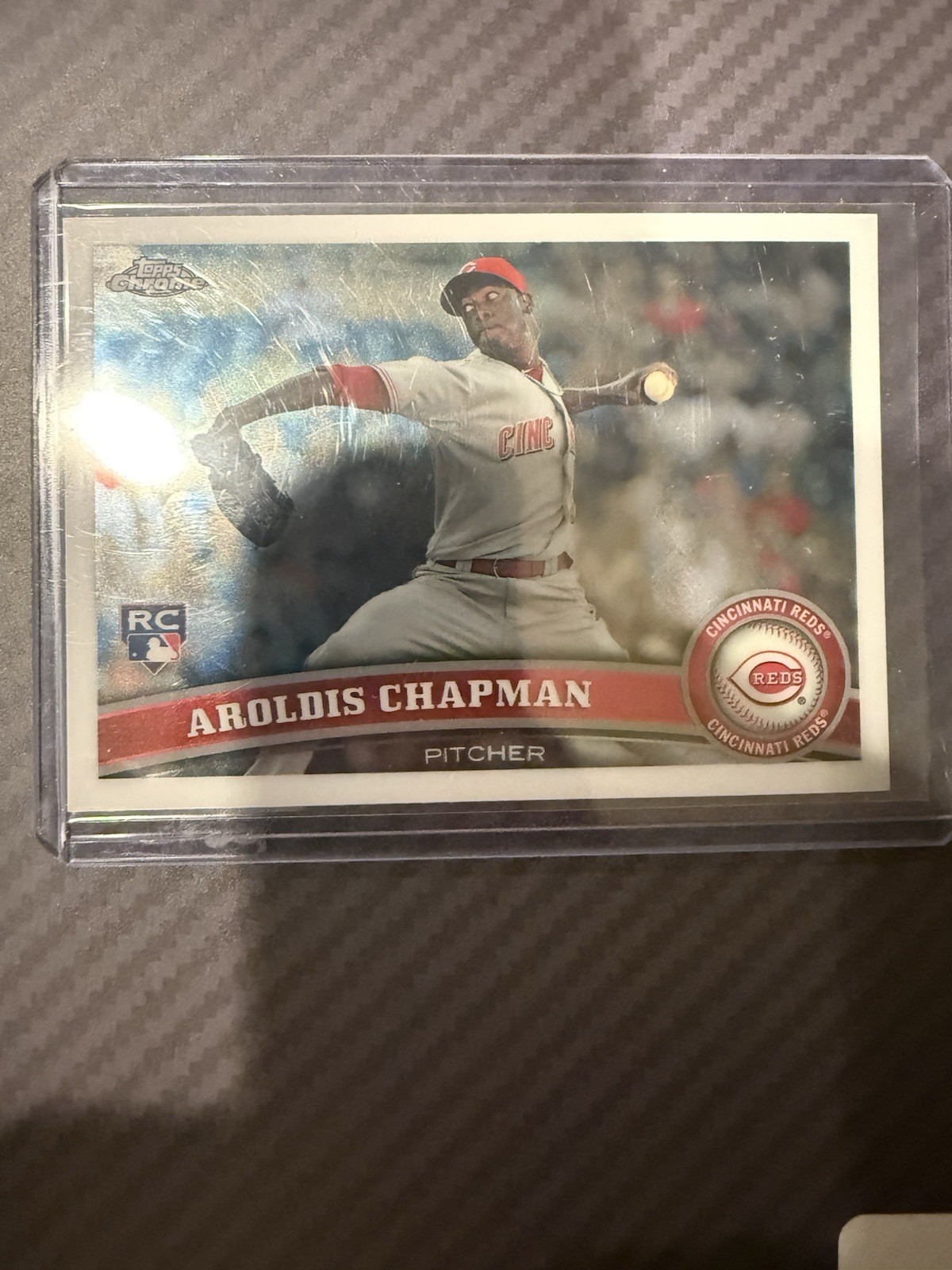 2011 Topps Chrome #68 Aroldis Chapman RC Cincinnati Reds