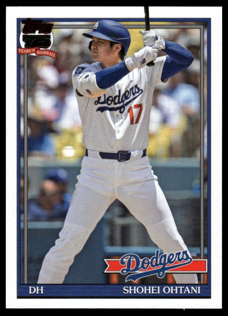 Shohei Ohtani 2026 Topps #91B2-1 Los Angeles Dodgers 1991 Topps Baseball