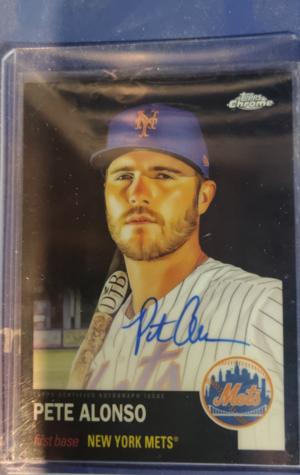 2022 Topps Chrome Platinum Anniversary – Pete Alonso #375 Black Refractor /10