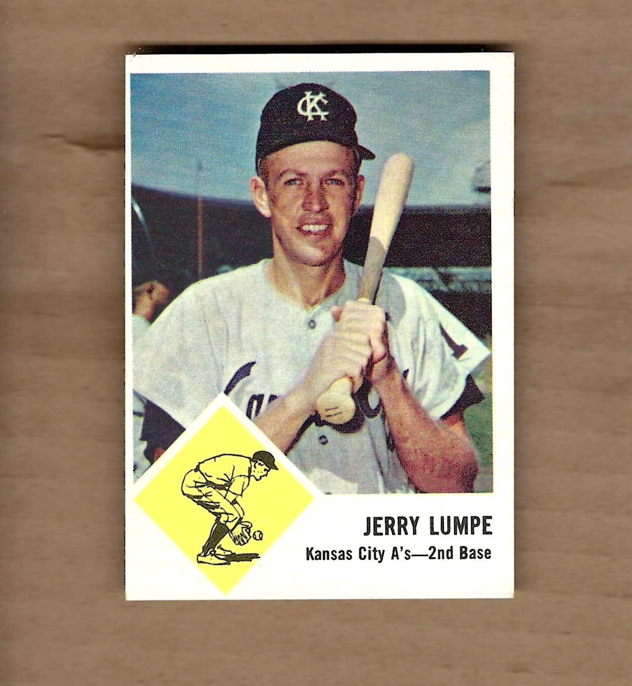 1963 FLEER JERRY LUMPE # 16 EX MINT