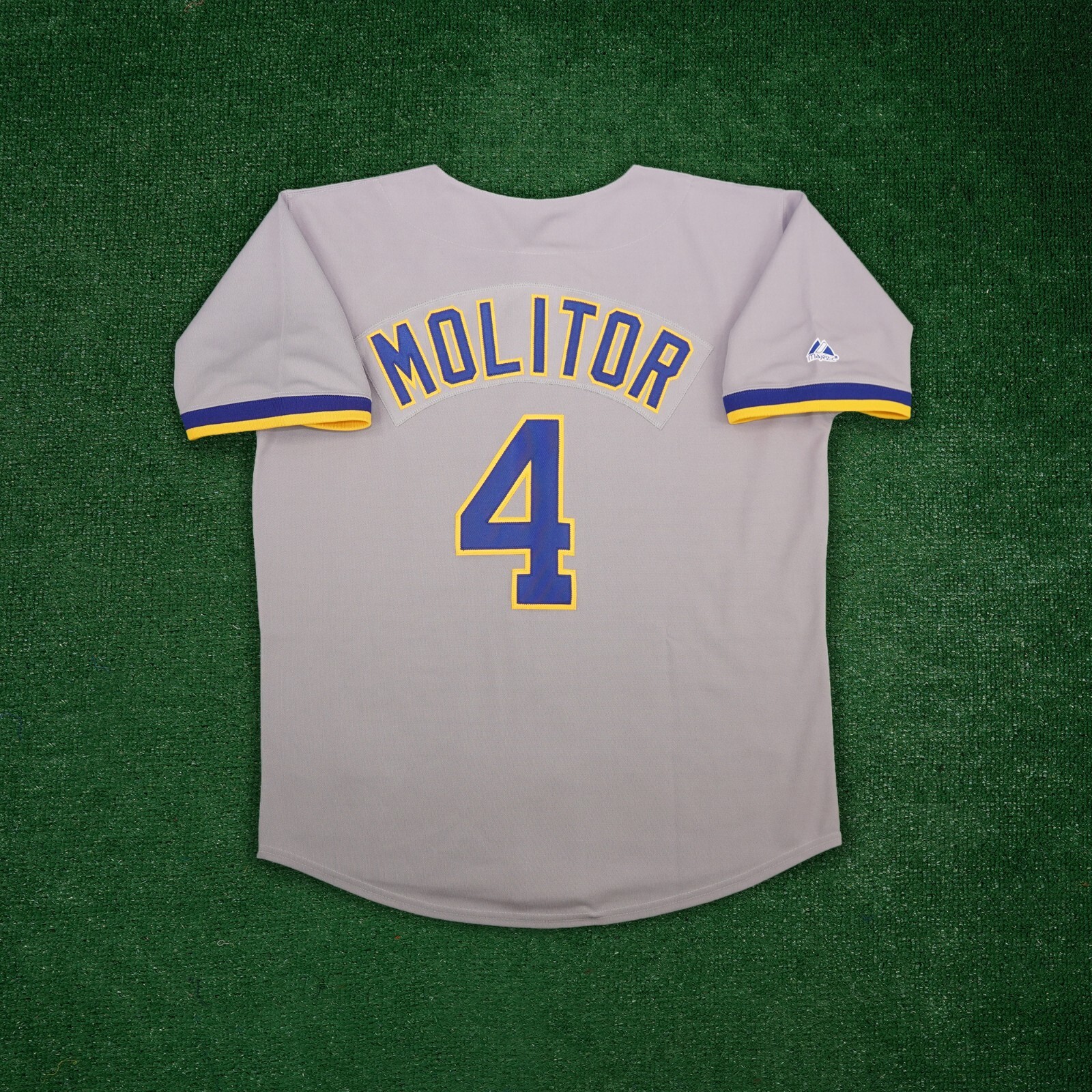 Paul Molitor 1989 Milwaukee Brewers Men’s Grey Road Cooperstown Jersey