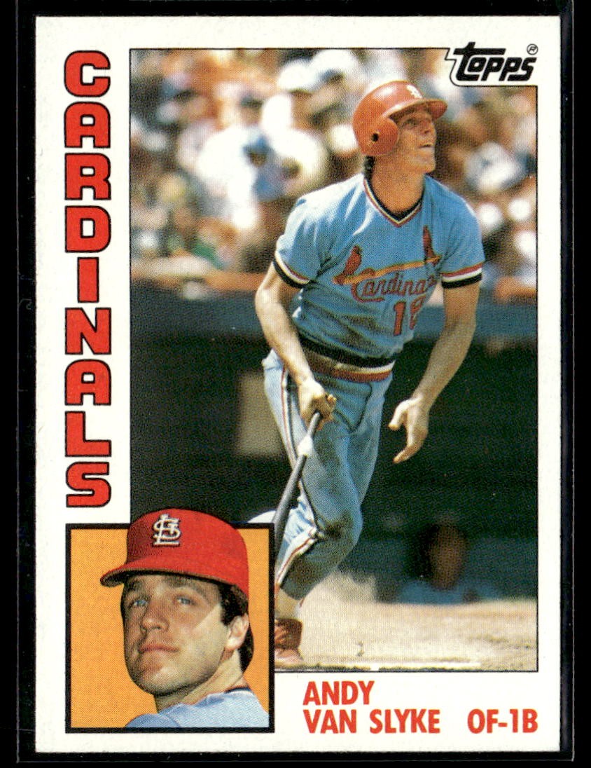 1984 Topps ANDY VAN SLYKE #206 Rookie Card RC