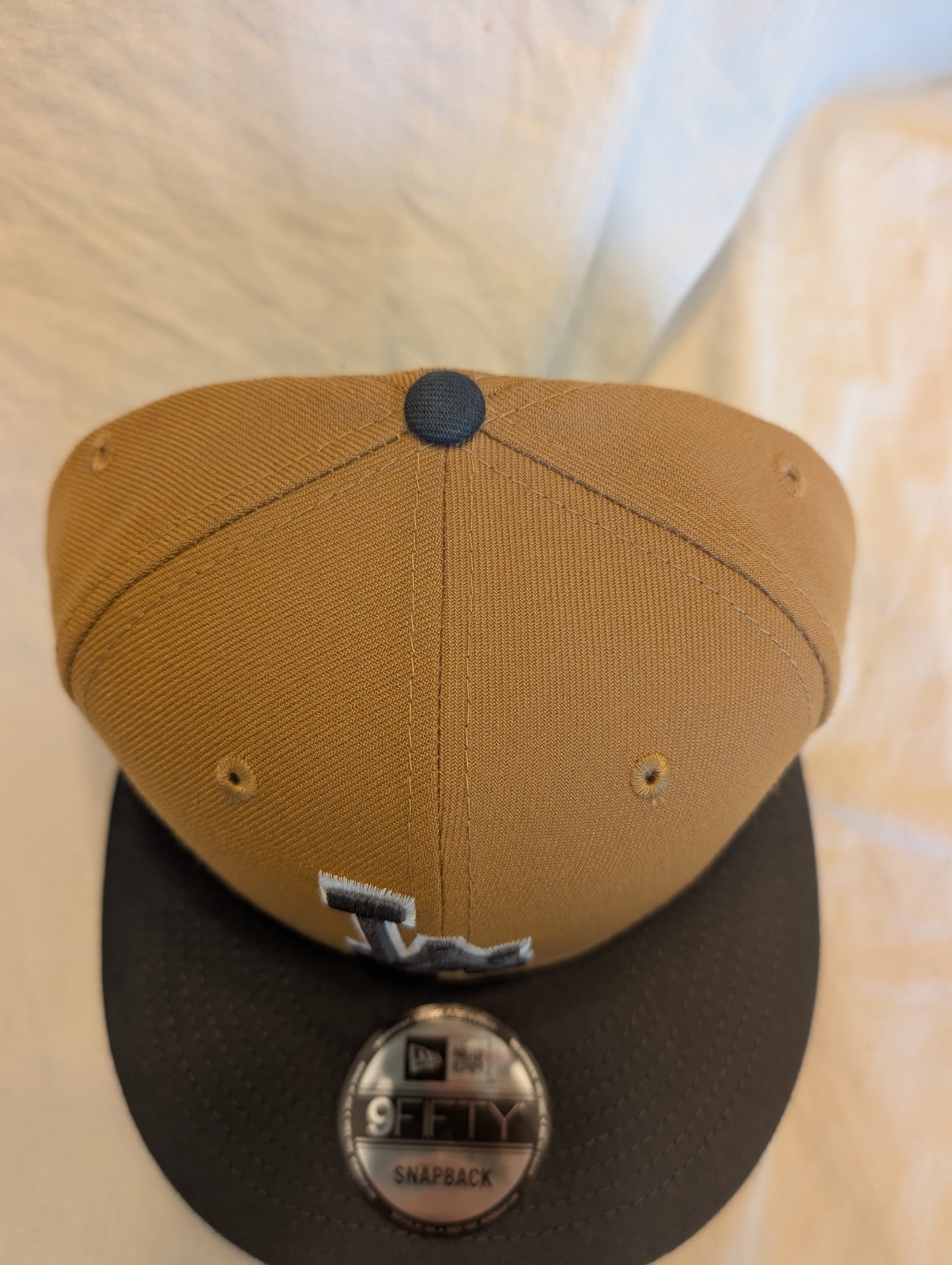 Nwot LA Dodgers Hat Men Snap Back Brown Black New Era 9Fifty T31