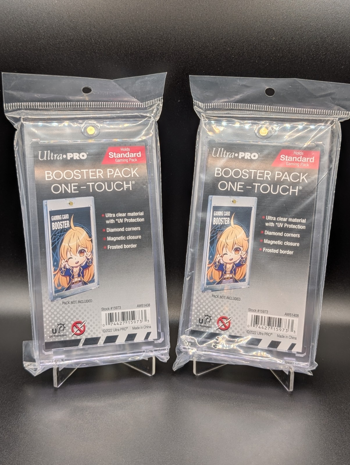 Ultra Pro Booster Pack One Touch Magnetic Card Holder for Pokemon/MTG 2 Pack