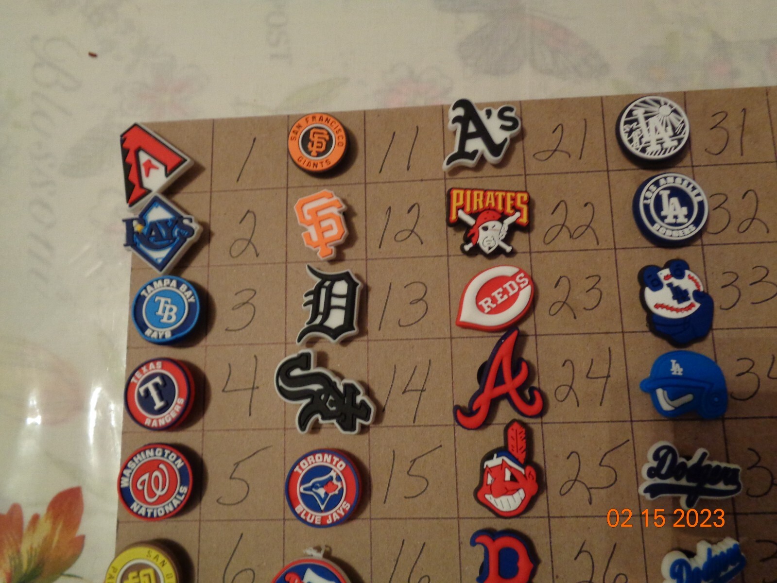 MLB Crocs Shoe Charms