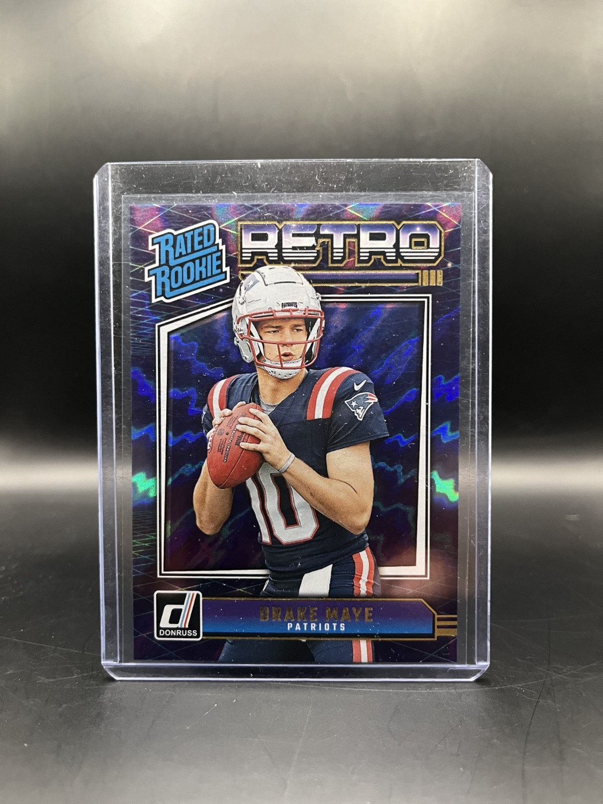 2024 Panini Donruss Drake Maye Retro Rated Rookie #16 Patriots