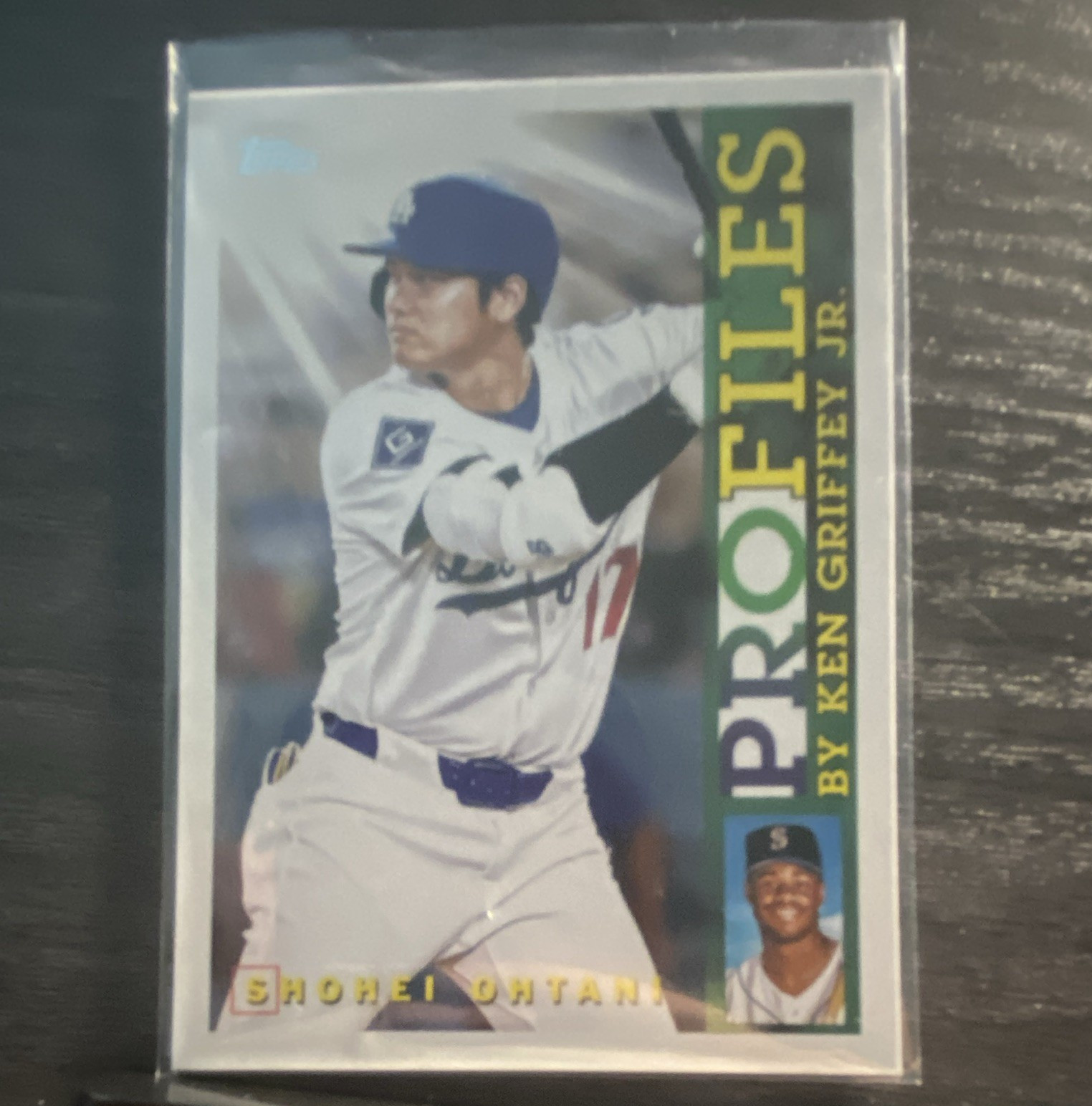 Topps Shohei Ohtani Los Angeles Dodgers Profiles by Ken Griffey Jr. Insert #TP-1