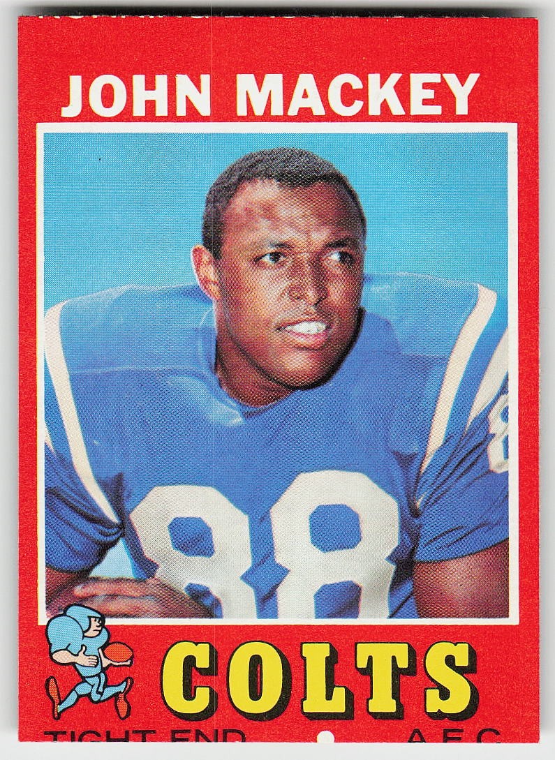 1971 Topps #175 John Mackey FOOTBALL Baltimore Colts