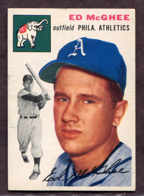 1954 Topps Set-Break #215 Ed McGhee EX-EXMINT *JAYSACE*