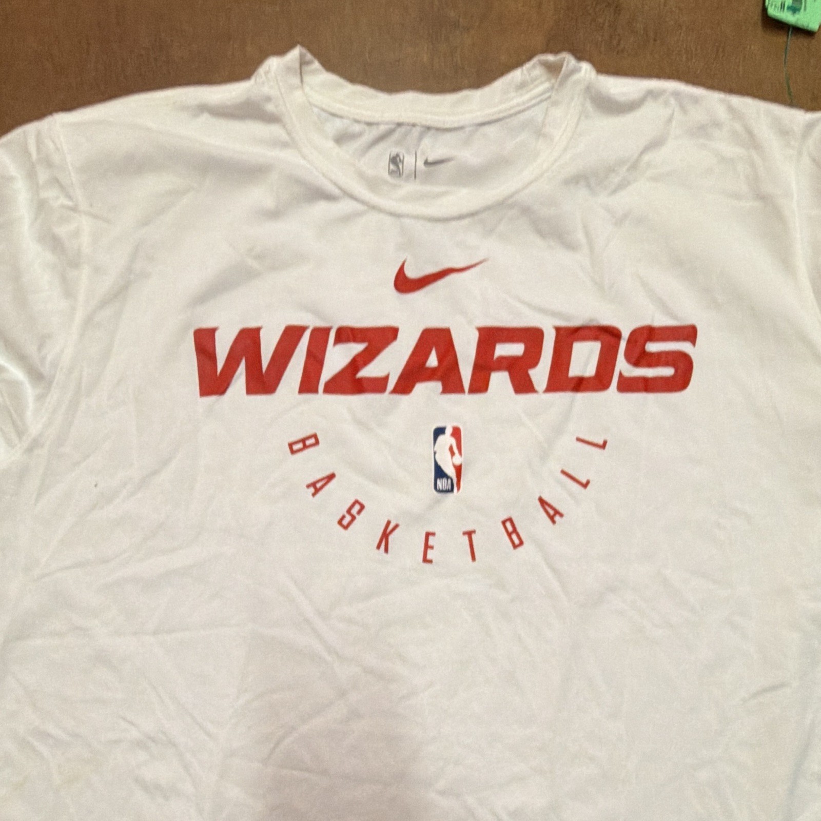 Nike Dri-FIT Washington Wizards NBA Officially Licensed Basketball Shirt – White