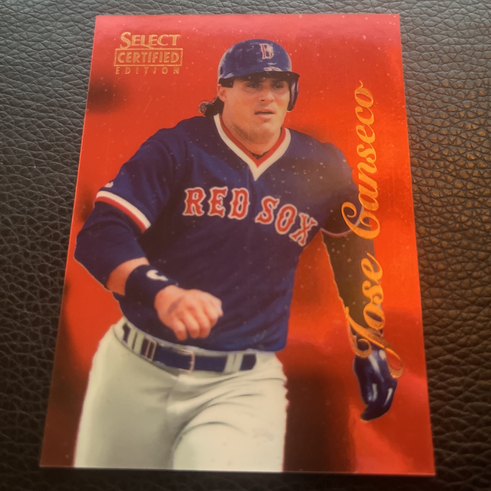 1996 Select Certified Edition – Jose Canseco #98 Red /1800 See Scans Red Sox