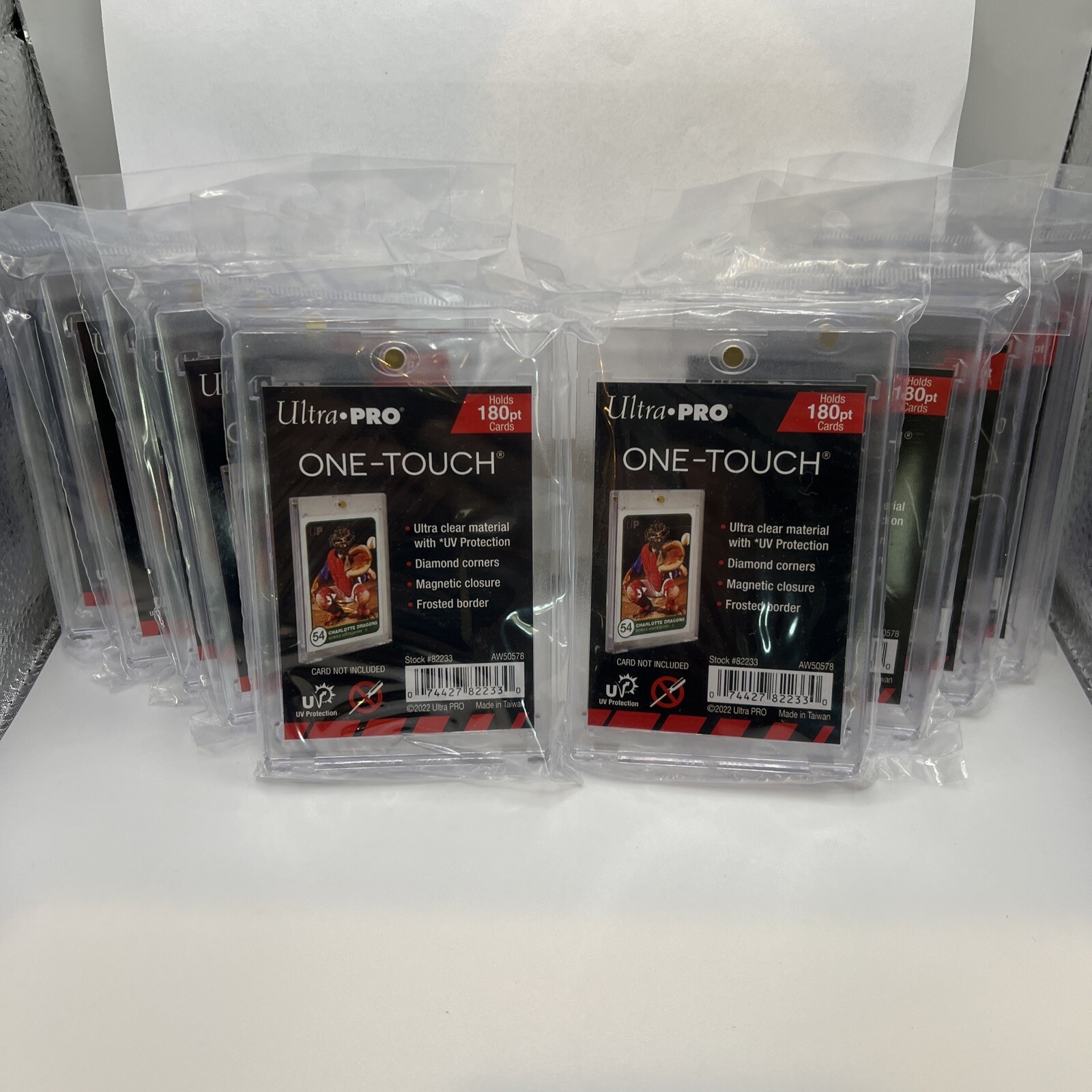 Ultra Pro One-Touch Thick Card 180pt Point Magnetic Card Holder, LOT of 10