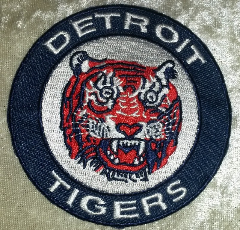 Detroit Tigers Round 3.5″ Iron /Sew On Embroidered Patch~ Free Tracking!