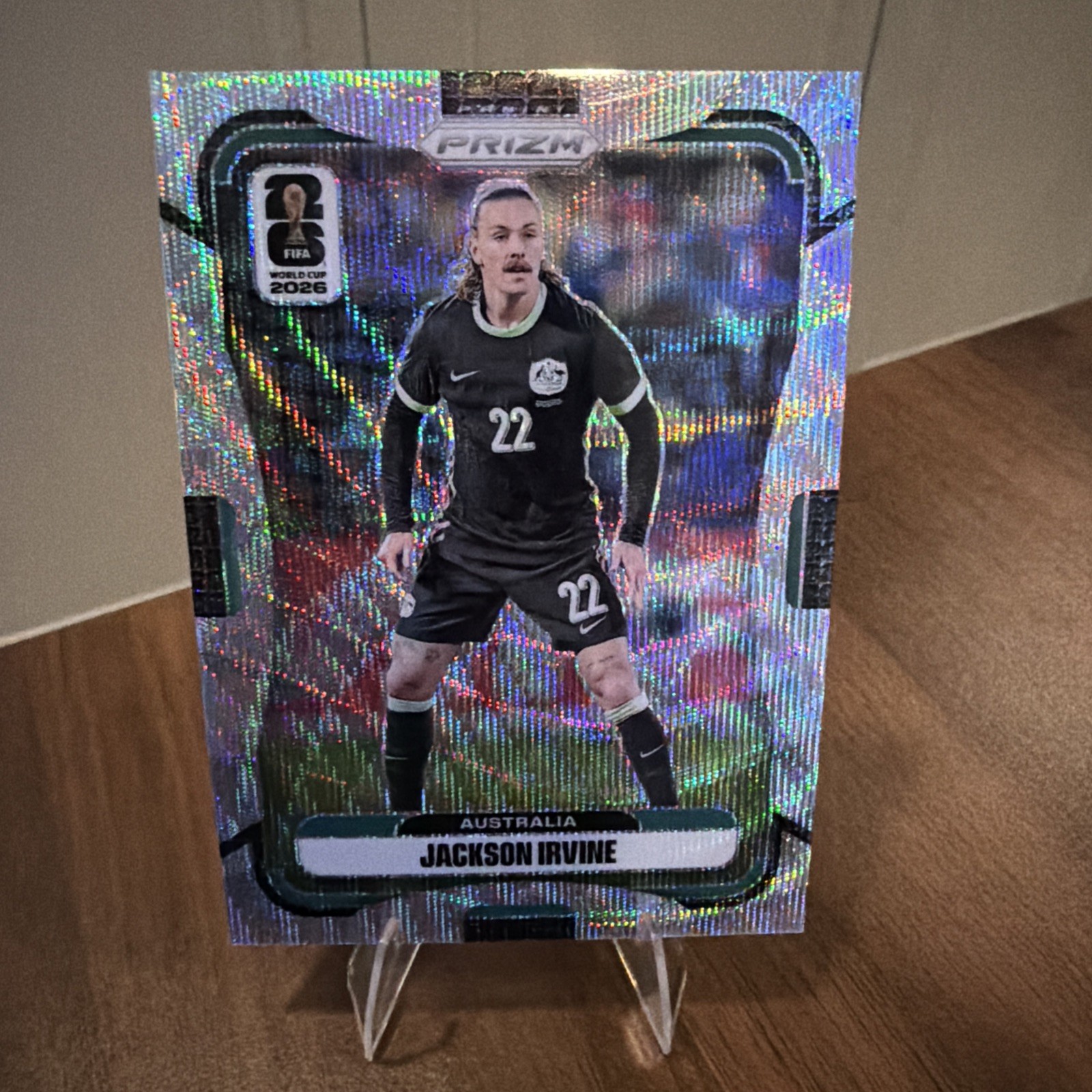 2026 Panini Prizm FIFA World Cup JACKSON IRVINE Wave No. 136 Australia