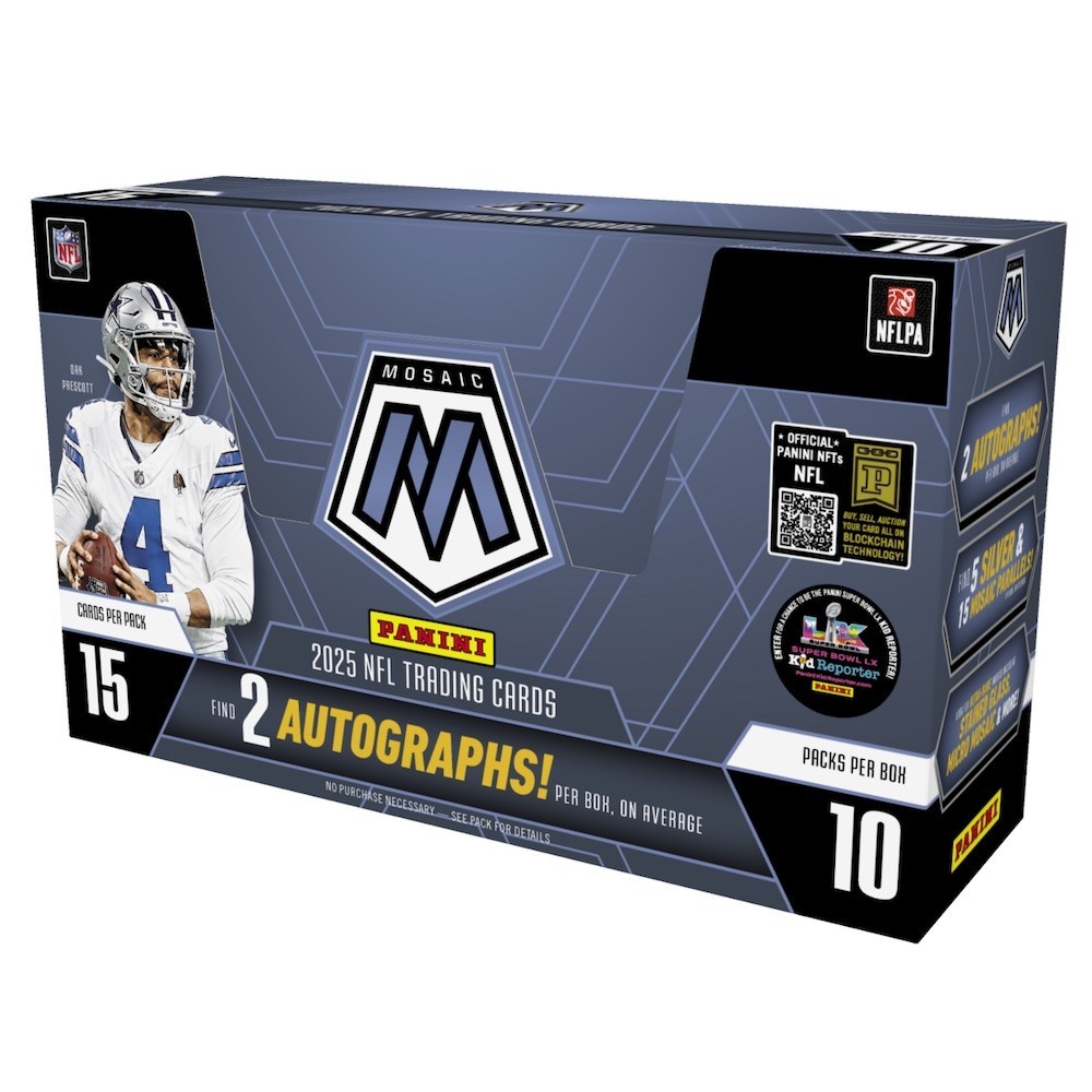 2025 Panini Mosaic NFL Football Singles – [Base + Parallels] – Pick Your Cards!