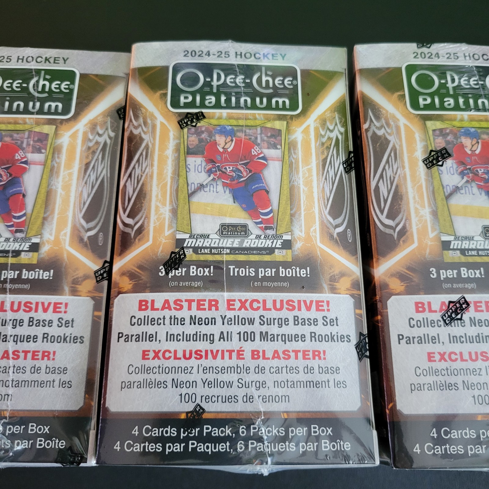 2024-25 Upper Deck O-Pee-Chee Platinum Hockey Blaster Box Set NEW Sealed Macklin