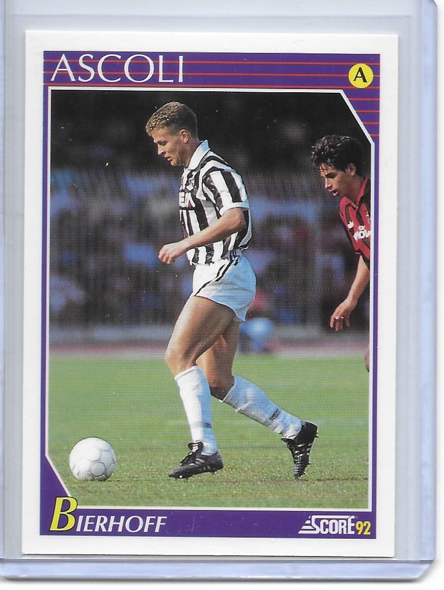 1992 Score Italian Soccer Trading Cards – Baggio Batistuta Zola Maldini Vialli