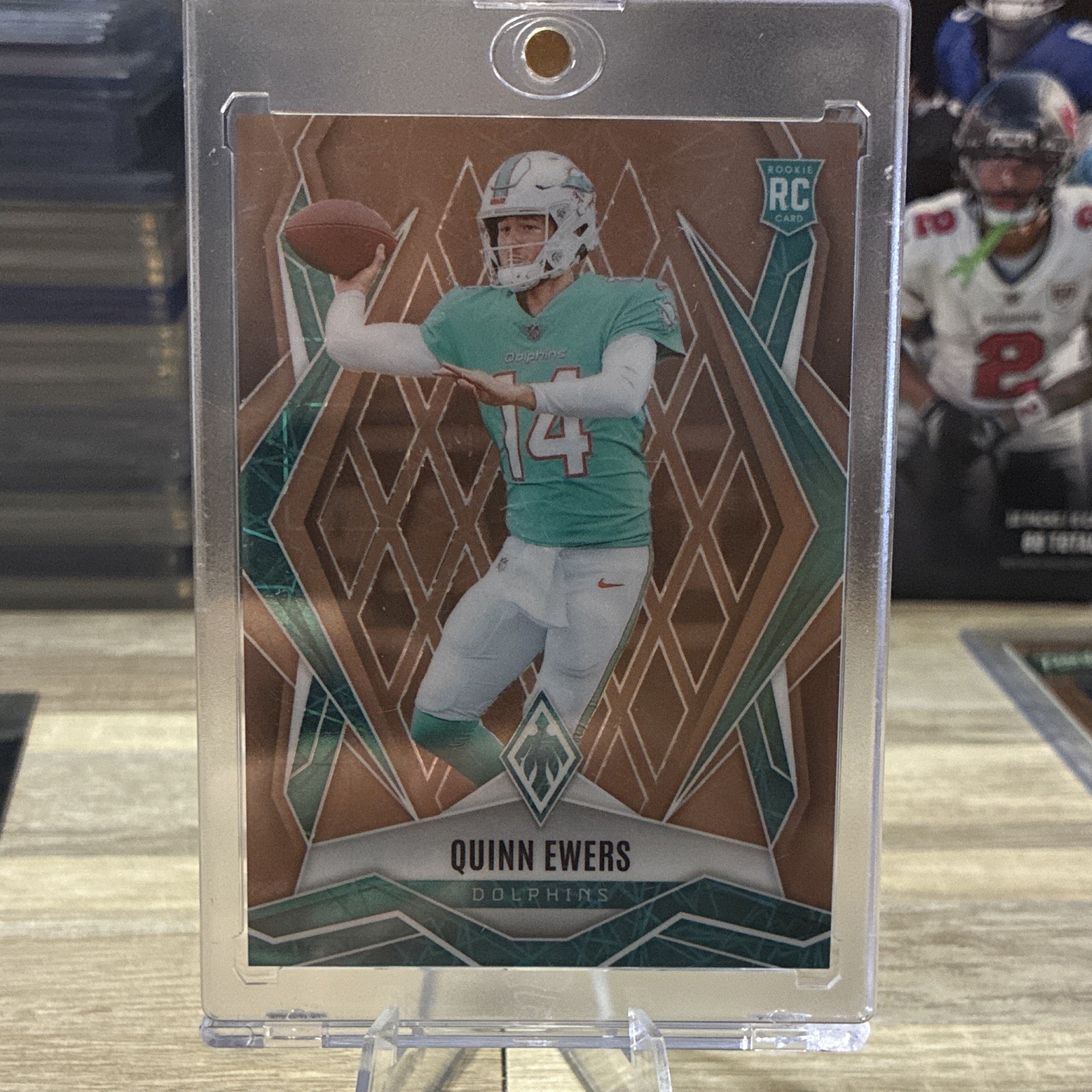 2025 Panini Phoenix Football Quinn Ewers Rookies Rookie Card #159 Dolphins /15