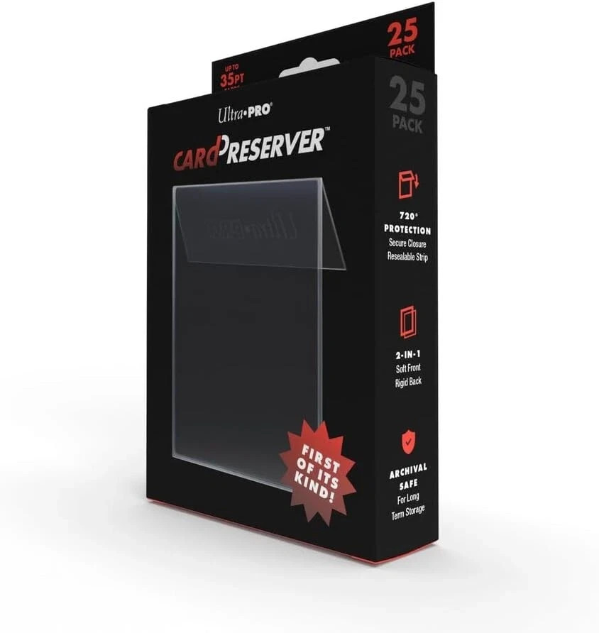 Ultra PRO 25 Count 720° Card Preserver Protection Resealable Ultra Clear Card