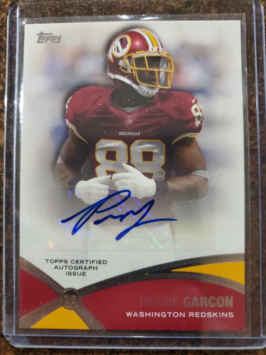 2012 TOPPS Prolific Playmakers Autogragh Card Pierre Garcon Auto Rare