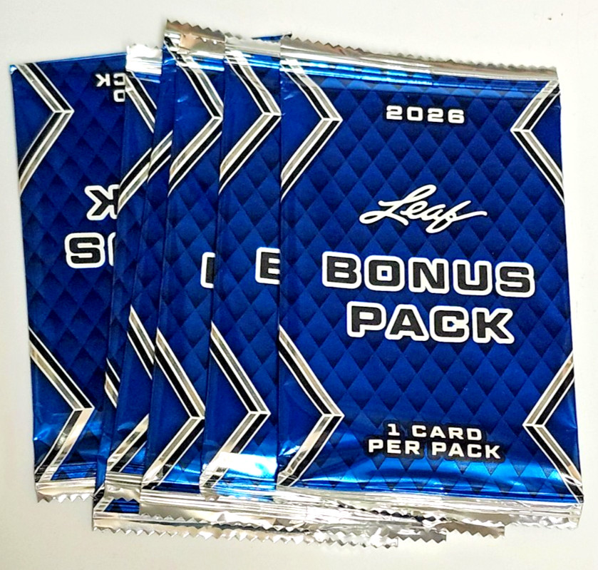 2026 Leaf Bonus Pack *1 Guaranteed Autograph Per Pack (New, Factory Sealed)