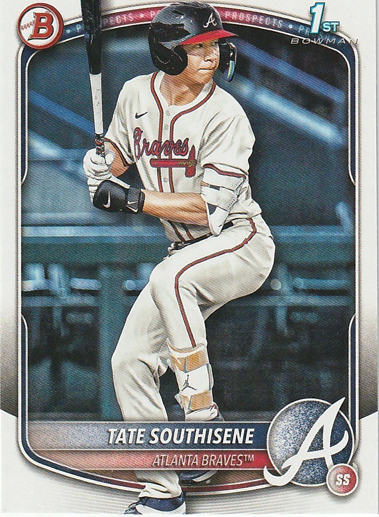 Tate Southisene Atlanta Braves 2025 Bowman Draft 1st Bowman **