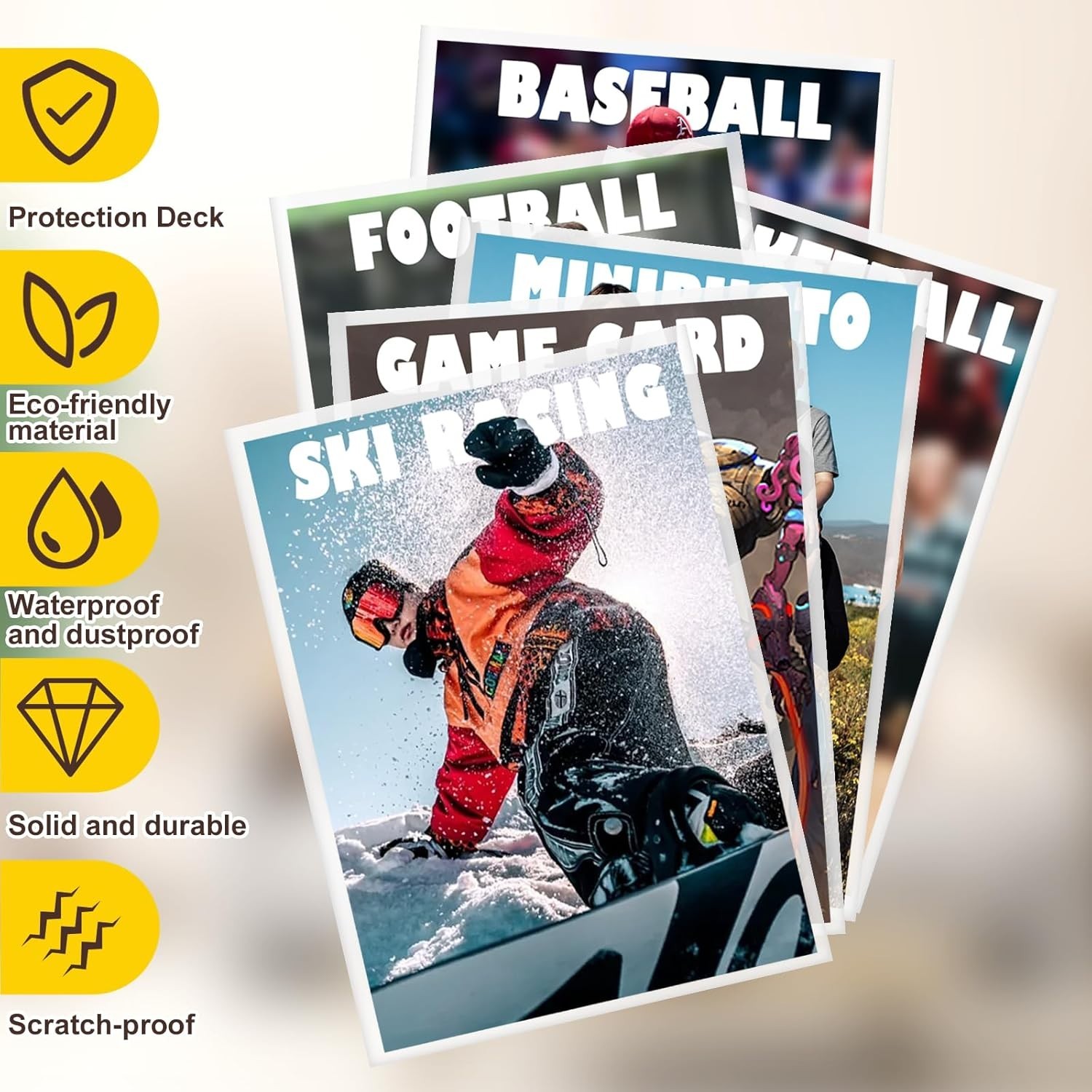 5000 Card Sleeves – Top Loaders for Trading Cards