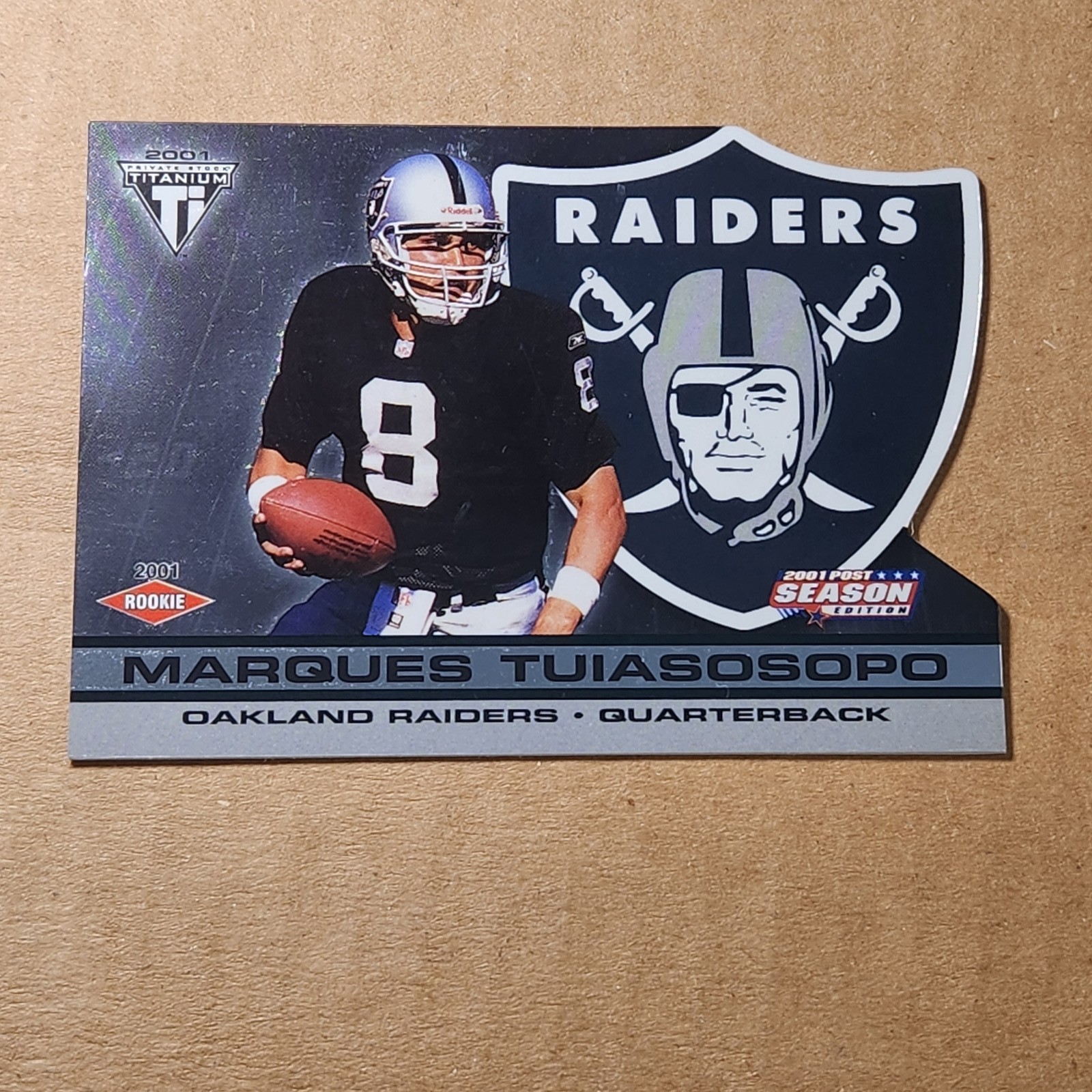 2001 Pacific Private Stock Titanium Postseason Edition Marques Tuiasosopo /795
