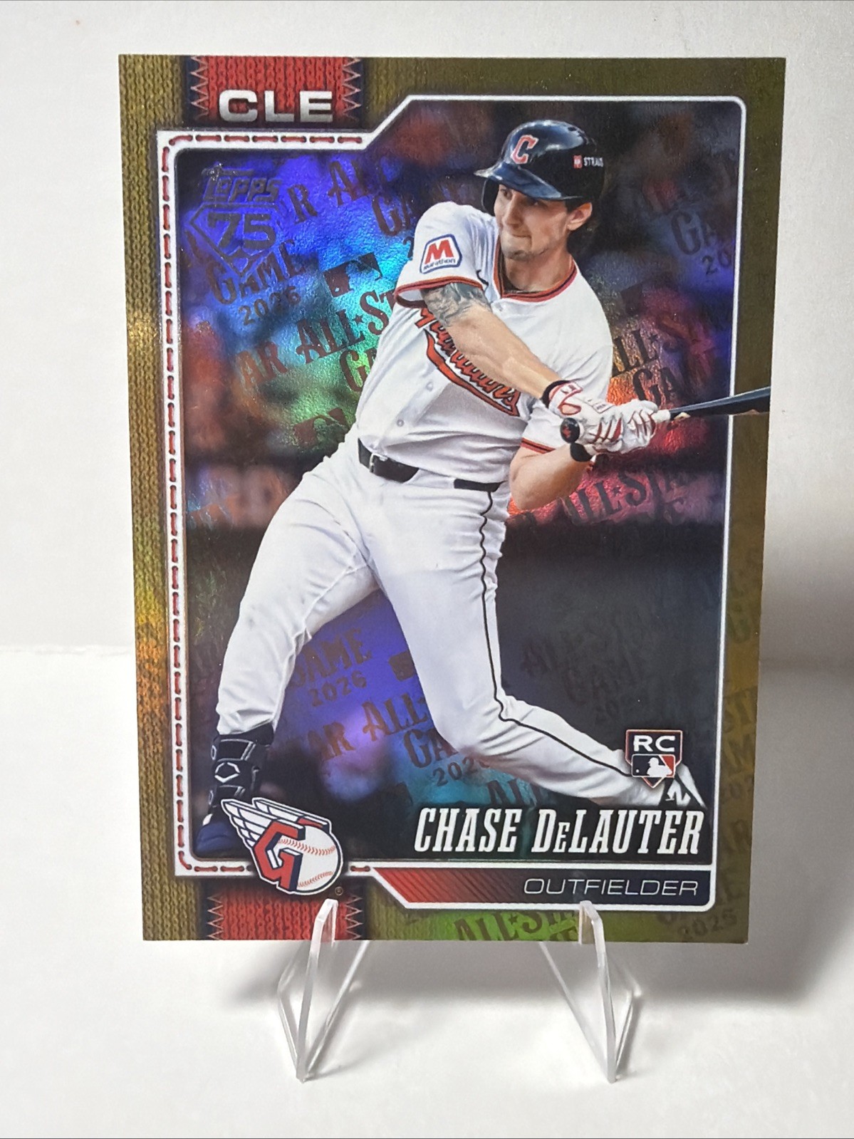 Chase DeLauter (RC) Rookie 2026 Topps Series 2 Gold All Star Foil /50