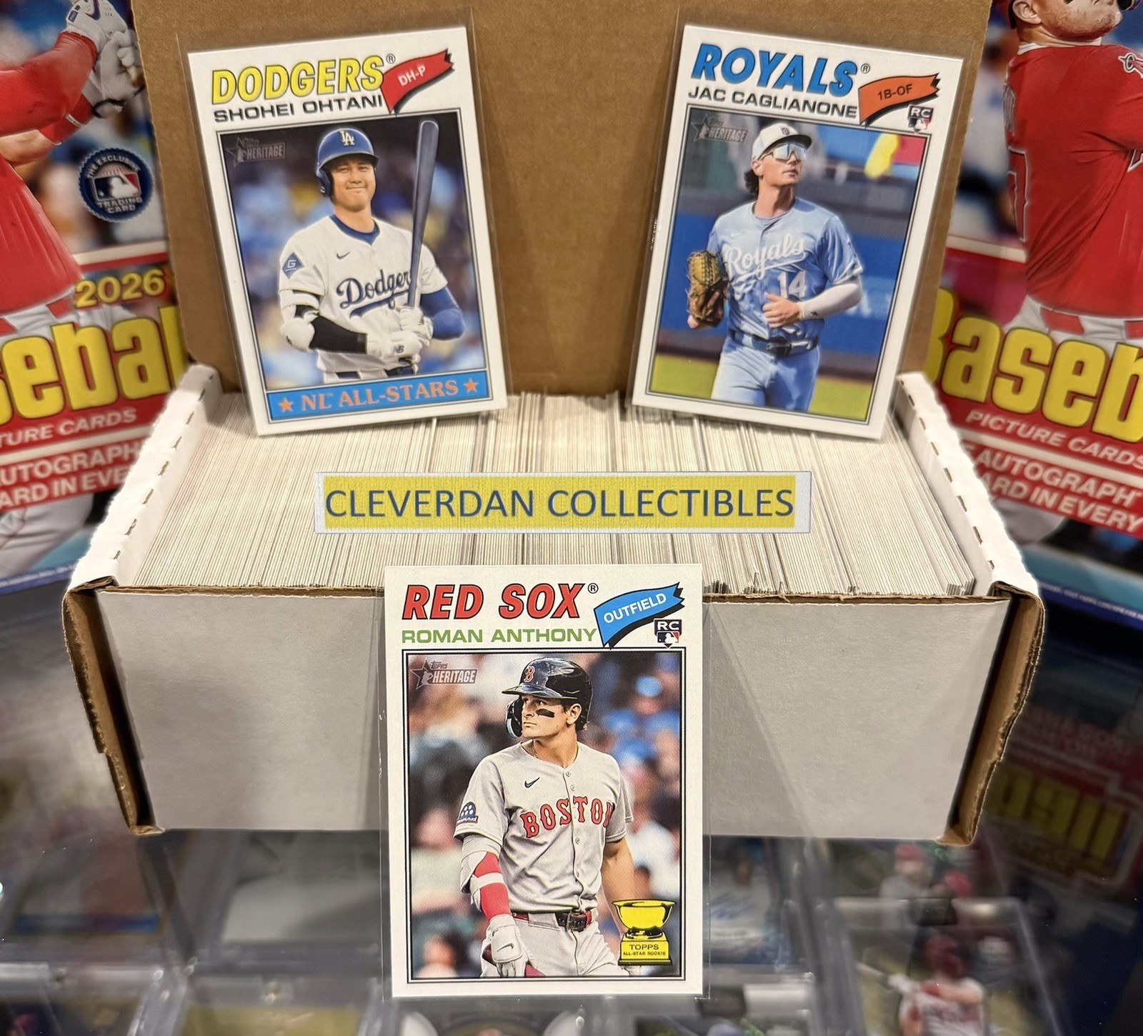 2026 Topps Heritage COMPLETE 300 CARD SET 1-400(No SPs) Caglianone Roman Ohtani+