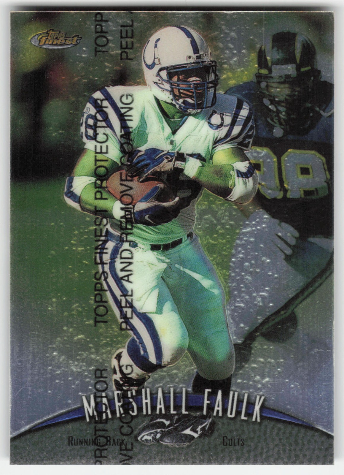 1998 Finest Marshall Faulk #101 Indianapolis Colts