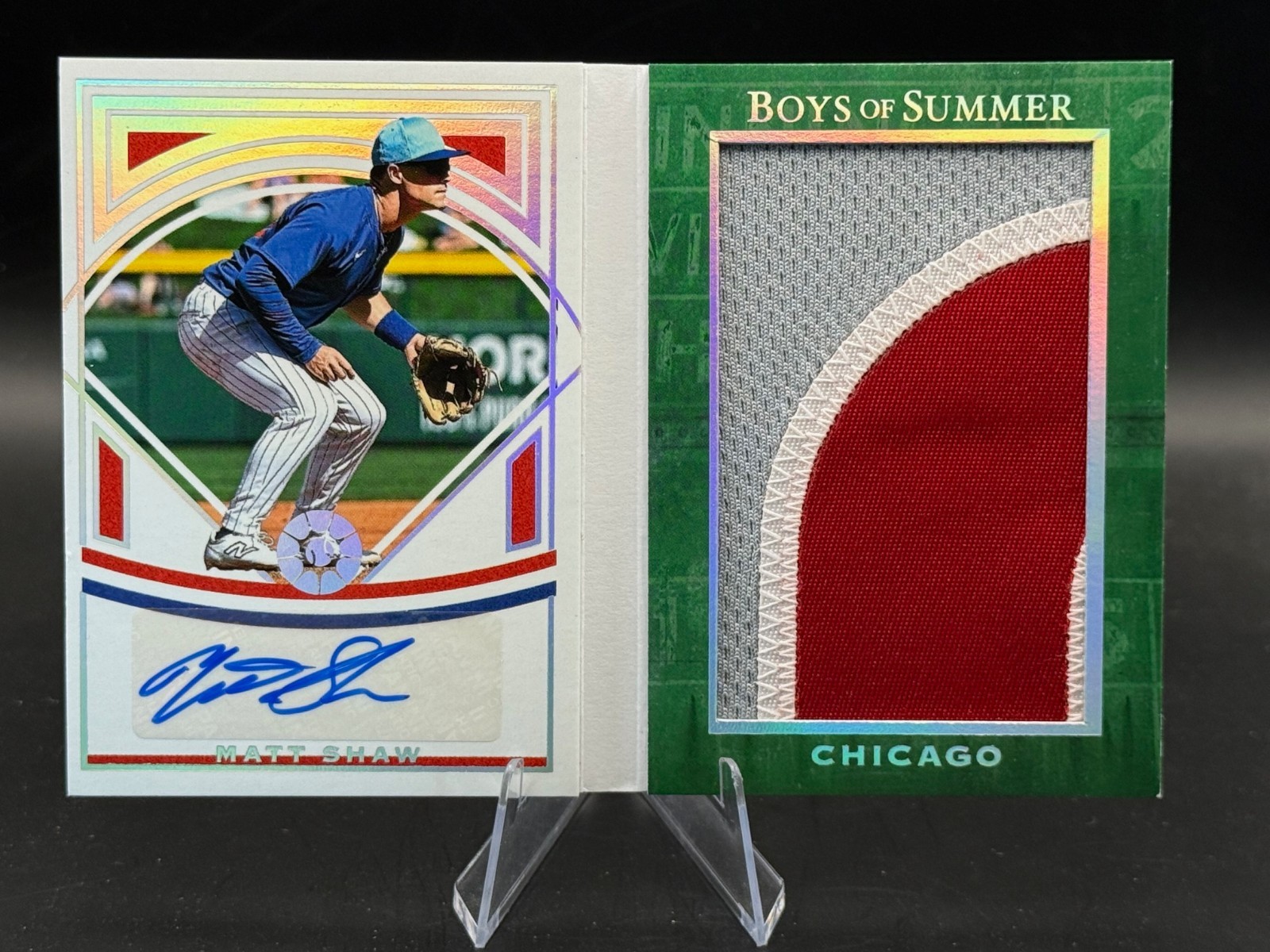 Panini Matt Shaw booklet #JSB-MSW 15/15 (MEM, AU)