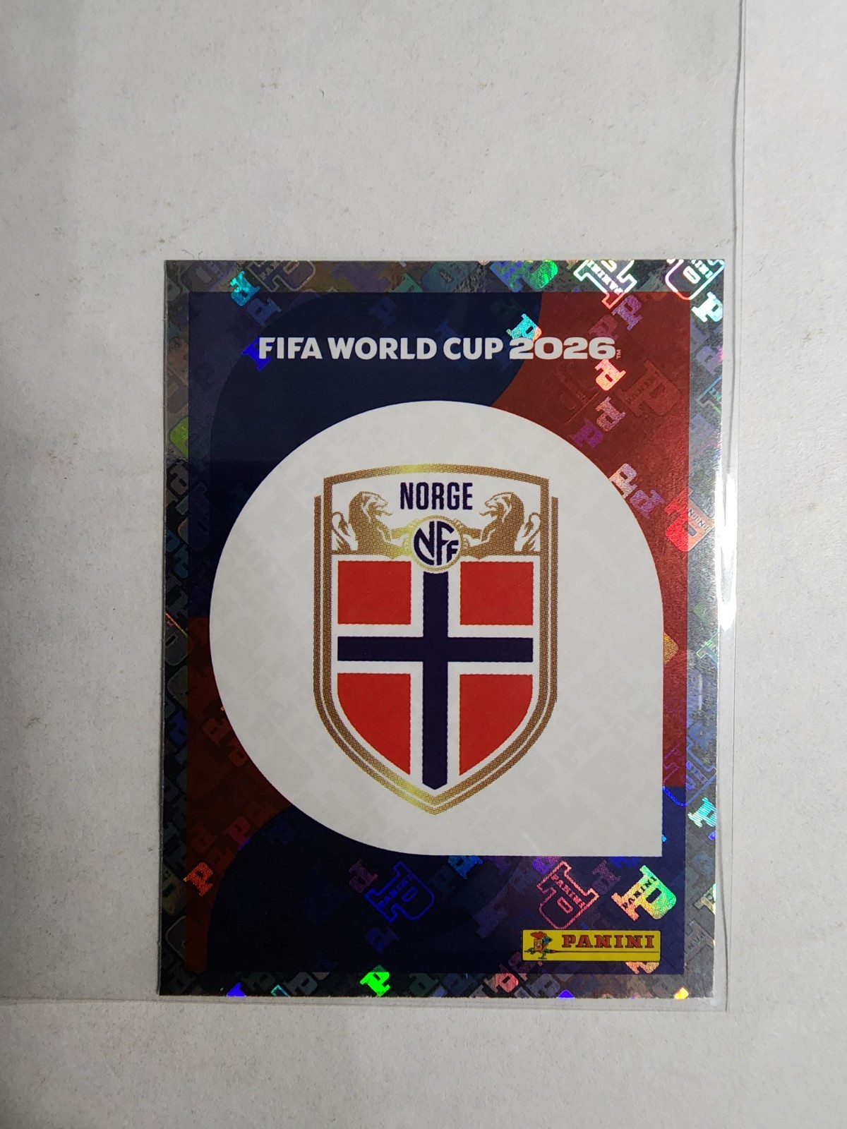 2026 Panini Fifa World Cup 26 – Norway #NOR 1 – Team Logo Foil Sticker
